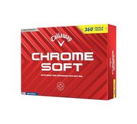 Callaway Golf Chrome Soft Premium Tour Golf Ball 2024 Yellow 360 Triple Track