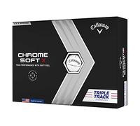 Chrome Soft X Triple Track Golf Balls - White