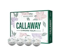Callaway Golf Chrome Tour 2026 Limited Edition Truvis Golf Balls, April Major Stripe