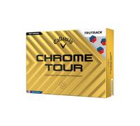 Callaway Golf Chrome Tour Premium Golf Ball 2024, Blue/Red