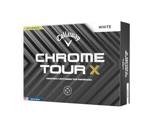 Callaway Golf Chrome Tour X Premium Golf Ball 2024, White