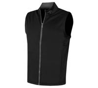 CALLAWAY FULL ZIP GOLF GILET - CAVIAR - M