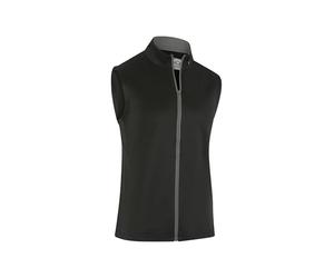 Callaway - Golf Gilet for Men, Short Sleeve Lightweight Vest, Layering Top, Thermal (Caviar Black)