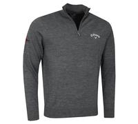 Callaway Golf Mens 2025 1/4 Zip Blended Merino Thermal Opti-Dri Sweater