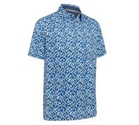 Callaway Golf Mens 2025 Kaleidoscope Chev Wicking Golf Polo Shirt 32% OFF RRP
