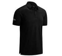 Callaway Golf Mens Swingtech Solid Polo Shirt - Caviar - XXL