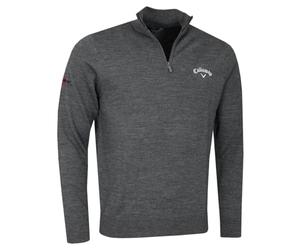 Callaway Golf Mens 2026 1/4 Zip Odyssey Thermal Sweater - Steel Heather - M