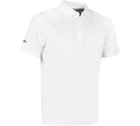 Callaway Golf Mens 2026 Swingtech Solid Polo Shirt - Bright White - XL