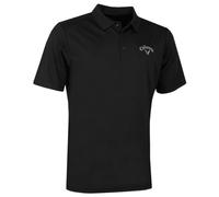 Callaway - Golf Polo Shirt for Men, Short Sleeve Moisture-Wicking Tournament Top with Stretch, UPF50 (Caviar Black)