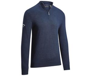 Callaway Golf Mens 2026 Windstopper 1/4 Zipped Thermal Opti-Dri Sweater