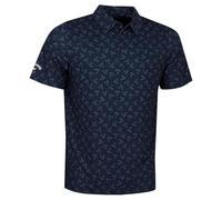 Callaway Golf Mens 2025 All Over Large Chev Wicking Stretch Golf Polo Shirt