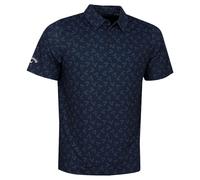 Callaway Golf Mens 2025 All Over Large Chev Wicking Stretch Golf Polo Shirt