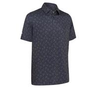 Callaway Golf Mens All-Over Large Chev Polo Shirt - Caviar - XL