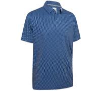Callaway Golf Mens Golf Trademark Printed Polo Shirt - Peacoat - XXL