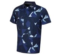 Callaway Golf Mens 2025 Kick Flip Print Wicking Golf Polo Shirt 30% OFF RRP