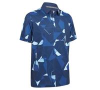 Callaway Golf Mens Kick Flip Print Polo Shirt - Peacoat - XXXL