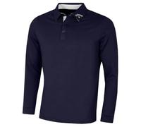 Callaway Golf Mens Long Sleeve Polo Shirt - Peacoat - XXL
