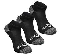 CALLAWAY SPORT Opti-Stretch® LOW CUT GOLF SOCKS - BLACK / 3 PACK