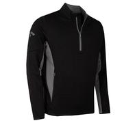 Callaway Golf Mens Midweight Textured Sweater - Caviar - M