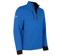 Callaway Golf Mens Midweight Textured Sweater - Lapis Blue - S