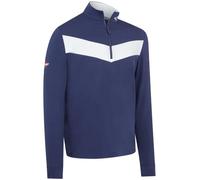 Callaway Golf Mens Odyssey 1/4 Zip Stretch Sweater - Peacoat - S