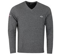Callaway Golf Mens Odyssey Long Sleeve Sweater - Charcoal Heather - XXL
