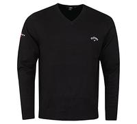 Callaway Golf Mens Odyssey LS V-Neck Sweater - True Black - S