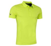 Callaway Men's Short Sleeve Golf Polo Shirt, Lime Punch, XXL