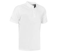 (S, Bright White) Callaway Golf Mens Tournament Opti-Dri Moisture Wicking Polo Shirt