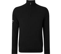 Callaway Golf Mens Windstopper 1/4 Zipped Sweater - Black Ink - XXL