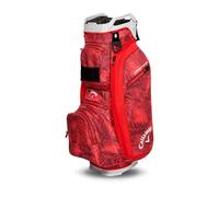 Callaway Golf ORG 14 HD Waterproof Cart Bag 2025, Red Palms/Grey