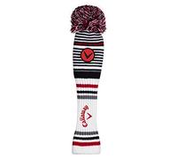 Callaway Golf Pom Pom Fairway Wood Headcover 2020, White/Black/Charcoal/Red
