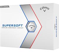 Callaway Golf Supersoft Golf Ball 2023 White Hybrid, One Dozen