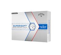 Callaway Golf Supersoft Golf Ball 2023 Blue Splatter Hybrid, One Dozen