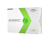 Callaway Golf Supersoft Golf Ball 2023 Green Hybrid, One Dozen