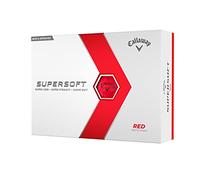 Callaway Golf Supersoft Golf Ball 2023 Red Hybrid, One Dozen