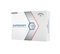 Callaway Golf Supersoft Golf Ball 2023 White Hybrid, One Dozen