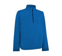 Callaway - Golf Tops for Men, Long Sleeve Hexagon Fleece Base Layer Sweater with Thermal Properties and Moisture Wicking Technology (Galaxy Blue Heather)