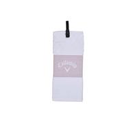 Callaway Golf Tri Fold Towel 2023, Mauve/White