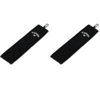 Callaway Golf Trifold Towel, Black (Pack of 2)