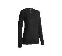 Callaway Ladies V NECK Merino Sweater - BLACK ONYX - S Size: Small
