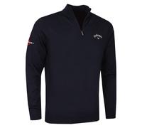 CALLAWAY ODYSSEY MERINO 1/4 ZIP GOLF SWEATER - NAVY - 2XL