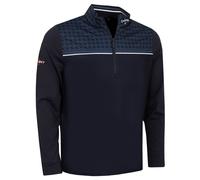 Callaway Mens 2026 Odyssey Printed Block Pullover 1/4 Zip Stretch Golf Sweater
