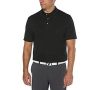 Callaway Men's Big & Tall Golf Performance Short Sleeve Polo Shirt, Black, Large Tall