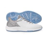 Callaway Men's Coronado V4 Spikeless Golf Shoe, White/Blue, 10.5