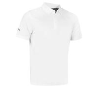 Callaway Golf Mens Swingtech Solid Polo Shirt - Bright White - XS