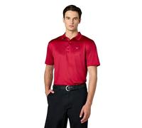 Callaway Men's Fine Line Stripe Short Sleeve Golf Polo Shirt Tango Red