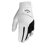 Callaway Men's Golf Gloves Weather Spann Single Pack (Left Hand), White, Medium/Large (Pack of 1)