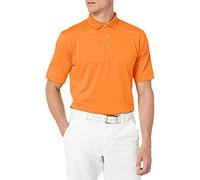 Callaway Men's Golf Short Sleeve Pique Open Mesh Polo Shirt, Carrot, XX-Large