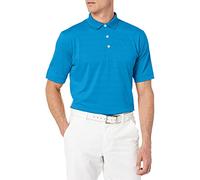 Callaway Men's Golf Short Sleeve Pique Open Mesh Polo Shirt, Medium Blue, 4X-Large